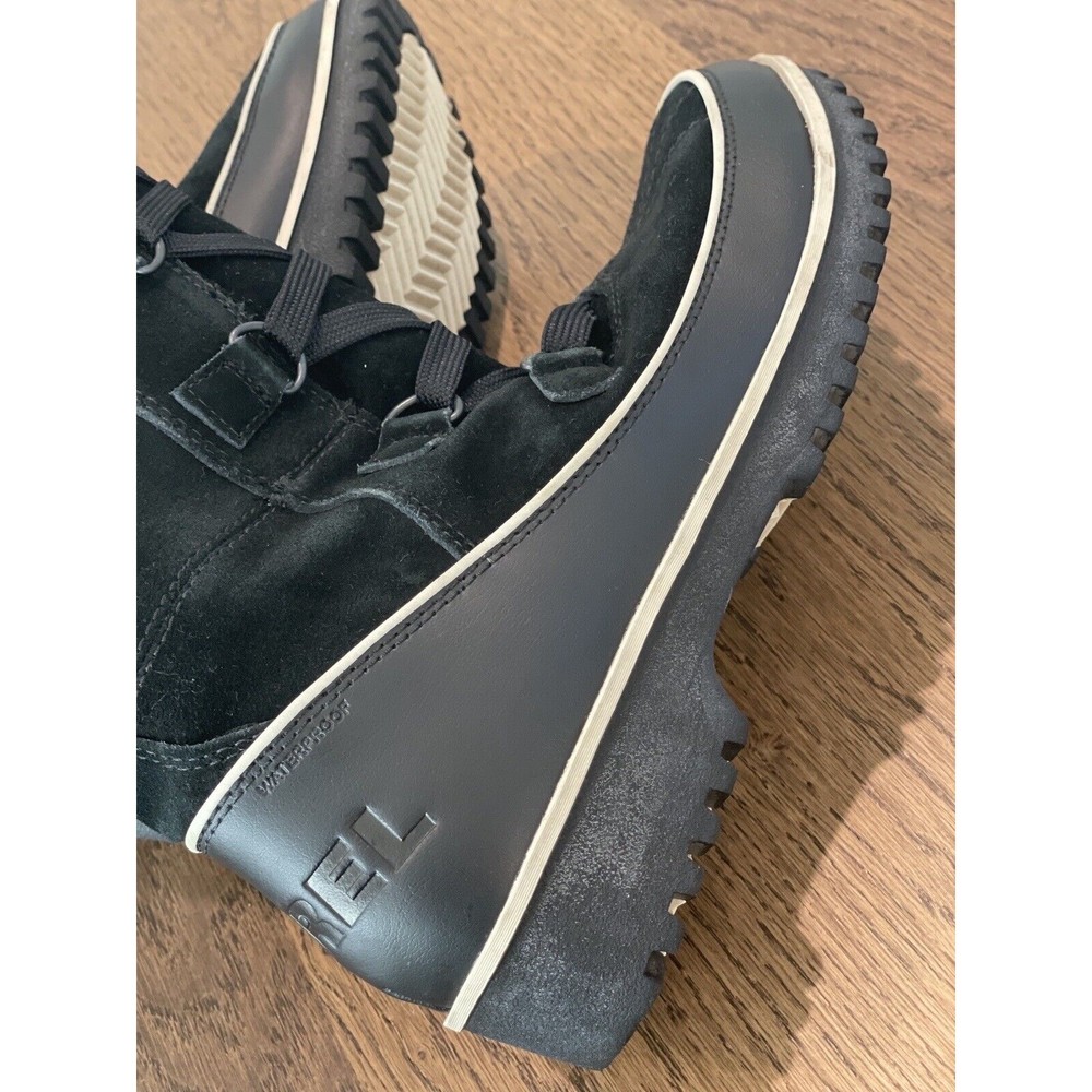 Sorel Tivoli High Li Black Suede Winter Boots Women’s 8 Waterproof Fleece Lining - Picture 9 of 9